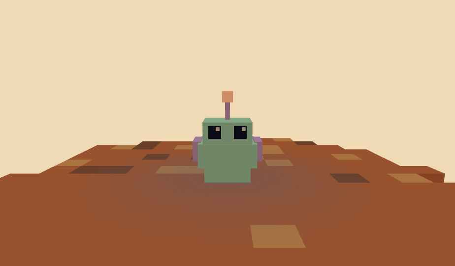 A creature that eats his garden