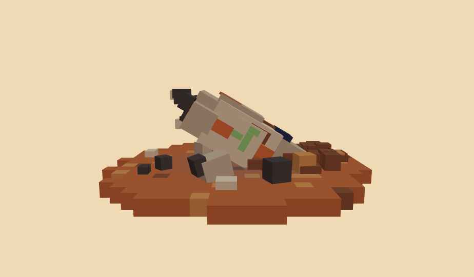 The wrecked freighter that brought him here